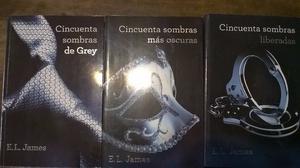 50 Sombras de Grey 3 libros papel