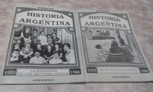 LIBROS HISTORIA ARGENTINA