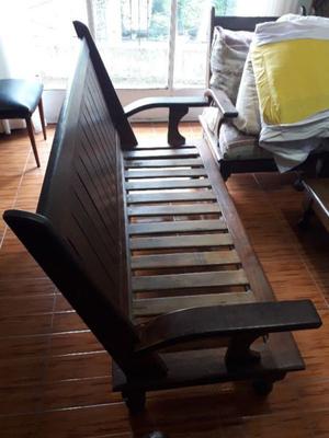 Sillon de tres cuerpos algarrobo