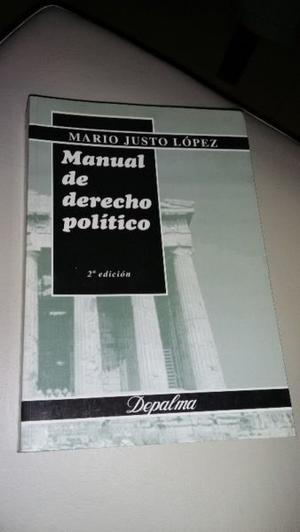Vendo Manual de Derecho Político