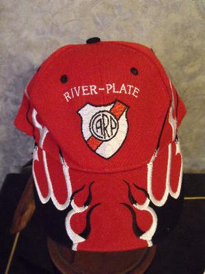 gorra con visera river plate - modelo exclusivo