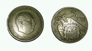 5 pesetas Francisco Franco-