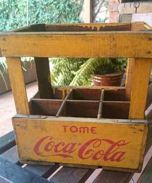 Cajón De Coca Cola Original Década Del 60