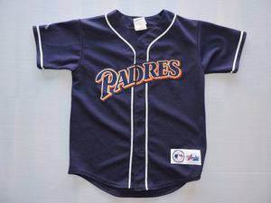 Casaca Padres Beisbol Nene Majestic Talle M (ver Medidas)