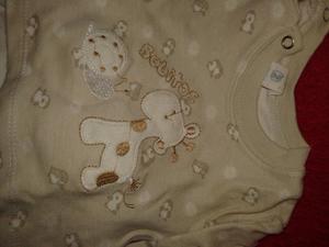 Conjunto Batita Y Ranita beige algodon grueso baby kids de 2