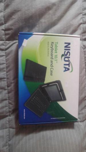 Funda Para Tablet Nisuta 10.1 Con Teclado Nsfute10