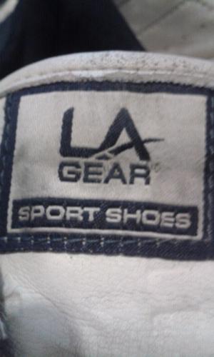 Zapatillas de cuero blancas L.A. GEAR N°42