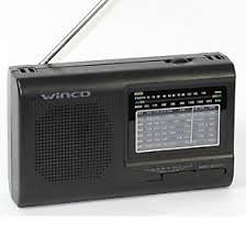 radio winco w  fm(tv) /am /sw 1-7 pilas o 220v