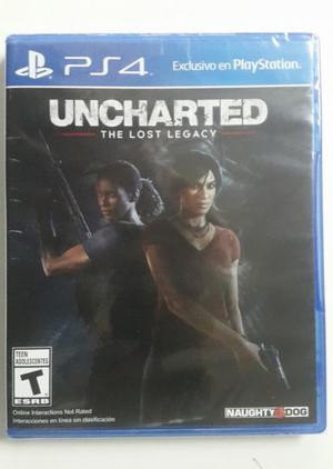 $950 Uncharted The Lost Legacy Ps4 Fisico Sellado Original