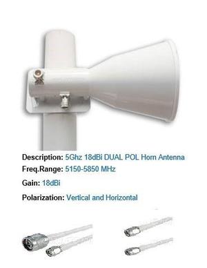 Antena Sectorial 5 Ghz No Rf Elements Horn  Dbi 2x2