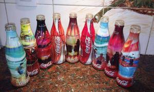 BOTELLAS DE COLECCIÓN DE COCA COLA Y QUILMES