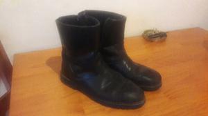 Botas cuero hush pappies hombre con corderito talle 43