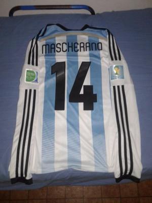 CAMISETA AFA ARGENTINA MANGAS LARGAS MUNDIAL 