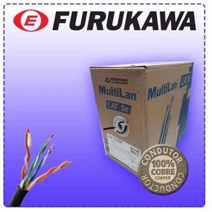 Cable Furukawa Red Utp Cat5e Interior Exterior Envio Gratis!
