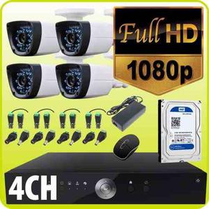 Kit Seguridad Dvr Full Hd + 4 Camaras Int/ext + 1 Tb M3k