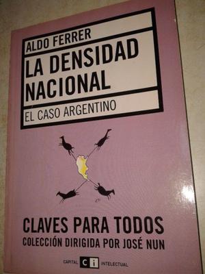 La Densidad Nacional. De Aldo Ferrer