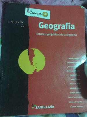 Libro de geografía espacios geográficos de la Argentina