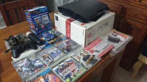 PlayStation 3 con kit movi completo y 7 juegos