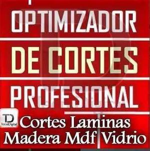 Programa Optimizador Cortes Lamina Tablero Madera Mdf 