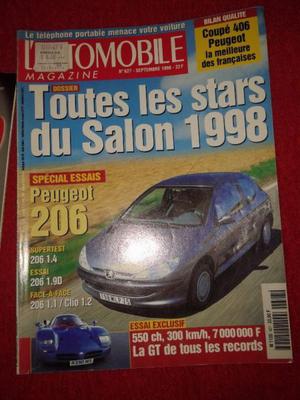 Revista L¨ Automobile N 627 Sep  Peugeot 206 Perfecta