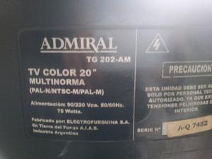 Tv admiral 20'