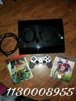 Vendo ps3 super slim de 250 gb