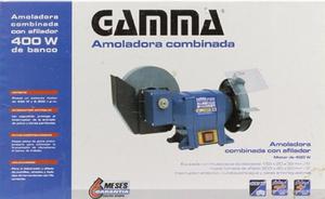 Amoladora banco combinada afilador 400 w Gamma NUEVA