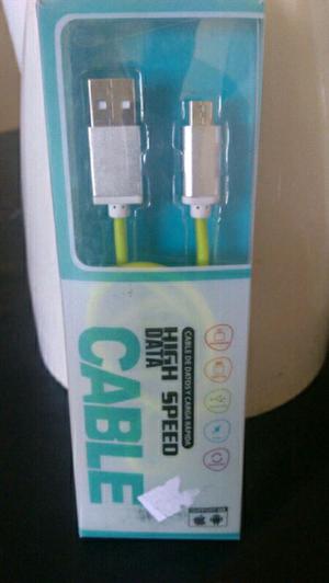 Cable de datos usb fast charging
