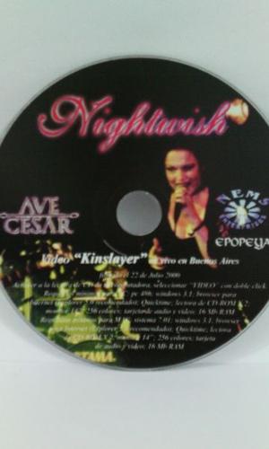 Cd rom Kinslayer de Nightwish en vivo Bs.As.