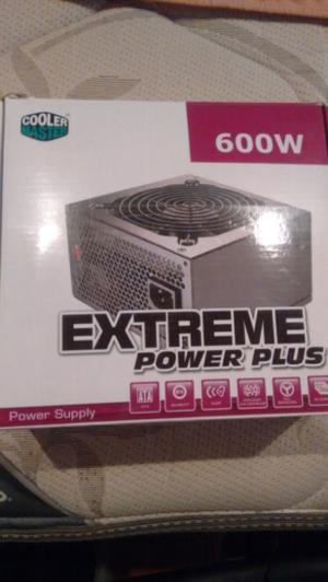 Fuente cooler Master 600w extreme power plus