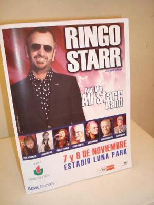 Ringo Starr - Beatles / programa luna park argentina