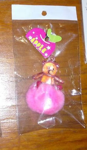 Accesorio para celular osito con peluche