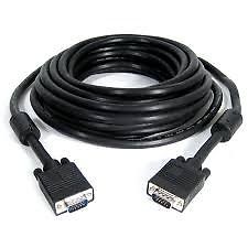Cable VGA negro de 15 metros