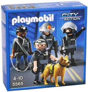 Playmobil City Action Policia Con Perro Art 