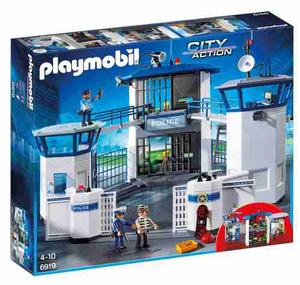 Playmobil  Comisaria De Policia Con Prision Juguete Nene
