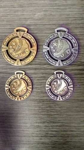 100 Medallas Deportivas Patín Patinaje 3,5cm
