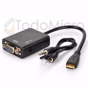Cable Conversor Full Hd Hdmi A Vga Video Audio Proyector Ps3