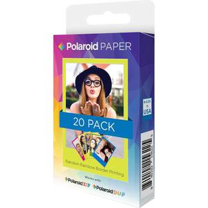 Cartucho Polaroid Premium Zink Papel 2x3 Pack 20 Rainbow