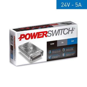 Fuente 24v 5a Switching Powerswitch Ip20 Metalica Tira Led