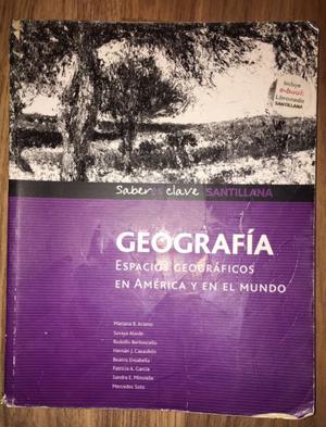 Geografía, saber es clave, Santillana