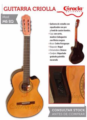 Guitarra Gracia M6 Con Ecualizador