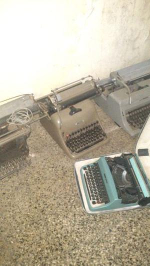 Máquinas de escribir antiguas remates 6 Unidades