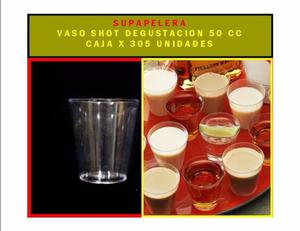 vasos de degustacion x caja de 304 unidades