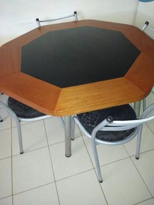 vendo mesa + 4 sillas