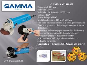 Amoladora Angular de mm 750w Gamma GAR