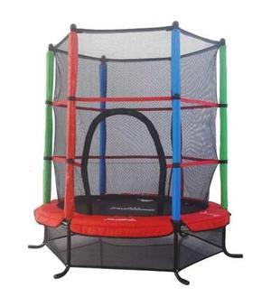 Cama Elastica O Trampolin 1,40mts Con Red De Proteccion 25kg