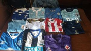Espectacular Lote De 24 Camisetas De Clubes Y Selecciones!