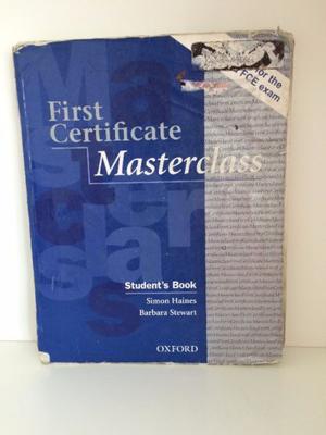 Libro "First Certificate Masterclass" Students book