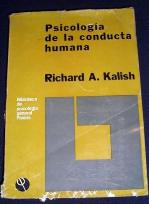 Libro Psicologia de la conducta humana robert kalish