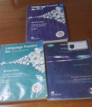 Libros de inglés Language Practice for fisrt, intermediate